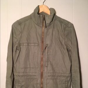 Madewell military green passage jacket